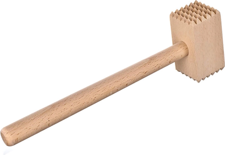 Dobbelt-sidet kødhammer BRILLANTE i bøgetræ 28 cm