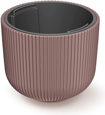 Milly urtepotte med indsats 24 cm marsala