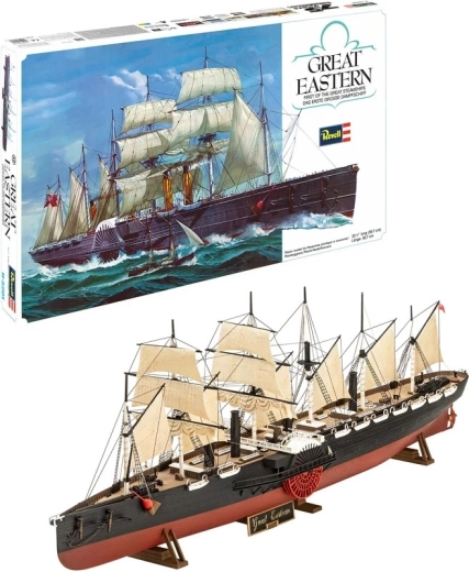Plastikmodel af skibet Great Eastern i anledning af 75-års jubilæet