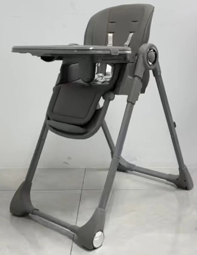 Høj stol Savro, grå