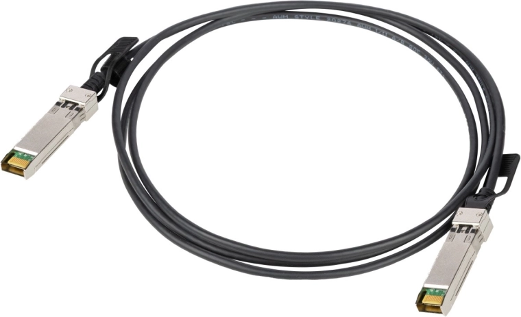 Passivt DAC-kabel SFP+ 10 Gb/s, 2 m, sort
