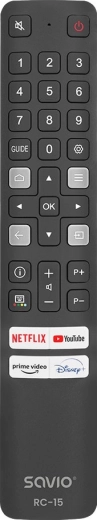 Universel erstatningsfjernbetjening til TCL Smart TV RC-15