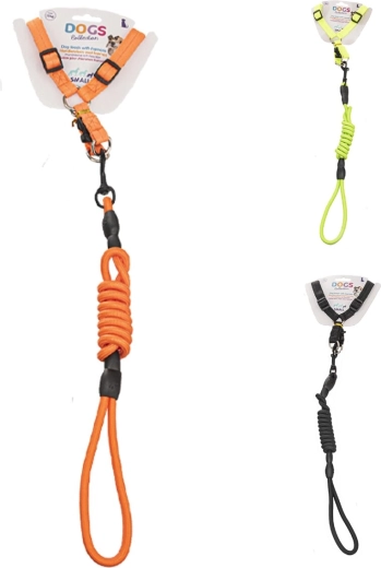 Hundesele med line 1,2 m (3ASS)