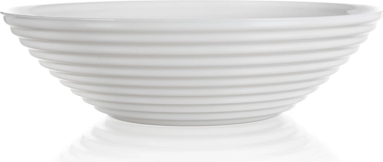 Glas-suppeskål 20 cm HARENA hvid