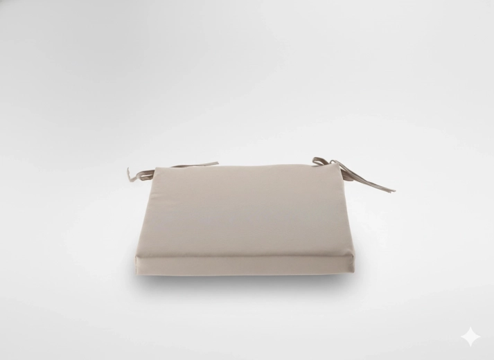 Stolepude 40 × 40 × 5 cm i naturfarve