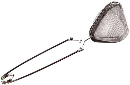 Tesil i hjerteform af rustfrit stål 5,3 cm