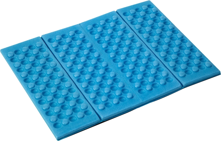 Sammenklappeligt skumsæde blå