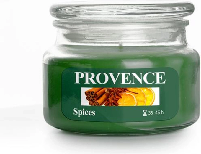 Duftlys i glas PROVENCE krydderi 45 timer