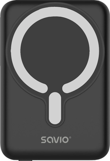 Magnetisk powerbank BA-12 10.000 mAh sort - 1 stk.
