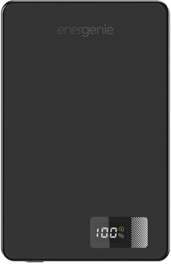 Energenie magnetisk trådløs powerbank med LCD 5000 mAh 15 W sort