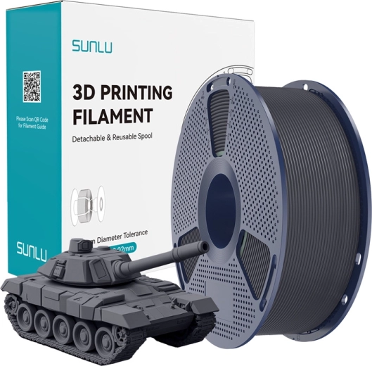Sunlu PLA+ high-speed filament grå