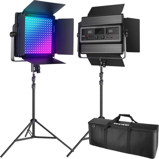Neewer sæt 2× LED-lys RGB1200 60 W