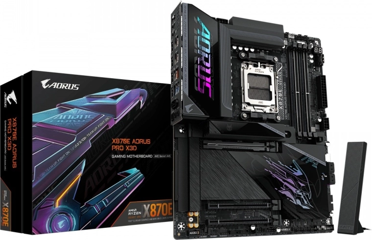 Gigabyte X870E Aorus Pro X3D bundkort AM5