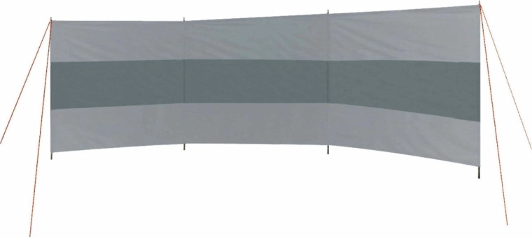 Strandlæhegn 5 x 1,4 m, 3‑delt med vindue