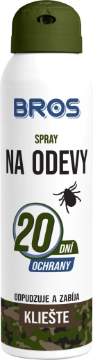Bros spray til tøj mod flåter 90 ml