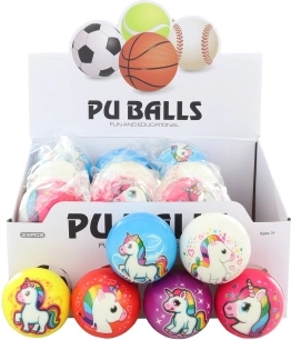 Bold med enhjørning 6 cm