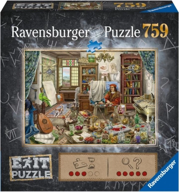 Puslespil Ravensburger Exit: Kunstnerens atelier 759 brikker