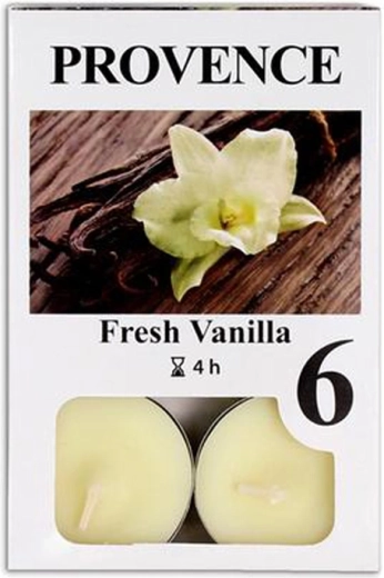 Lys­te­lys vanilje, 6 stk.