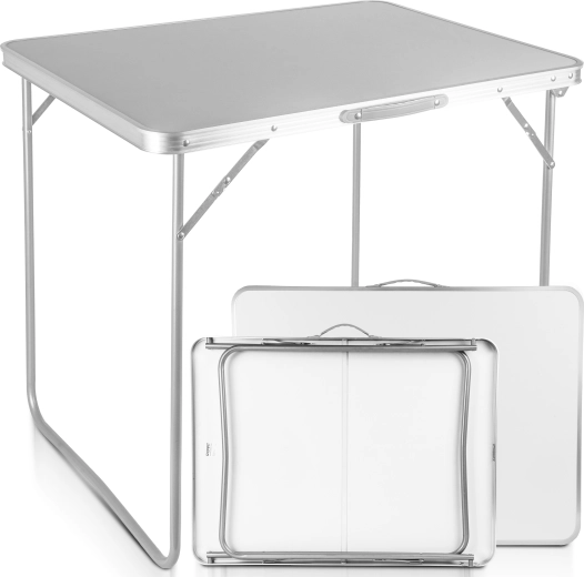 Sammenklappeligt campingbord CAMP 80 hvid