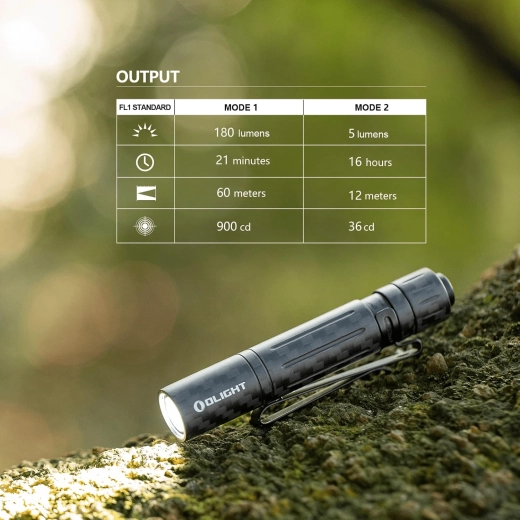 Lommelygte OLIGHT i3T EOS Carbon Fiber til AAA-batteri