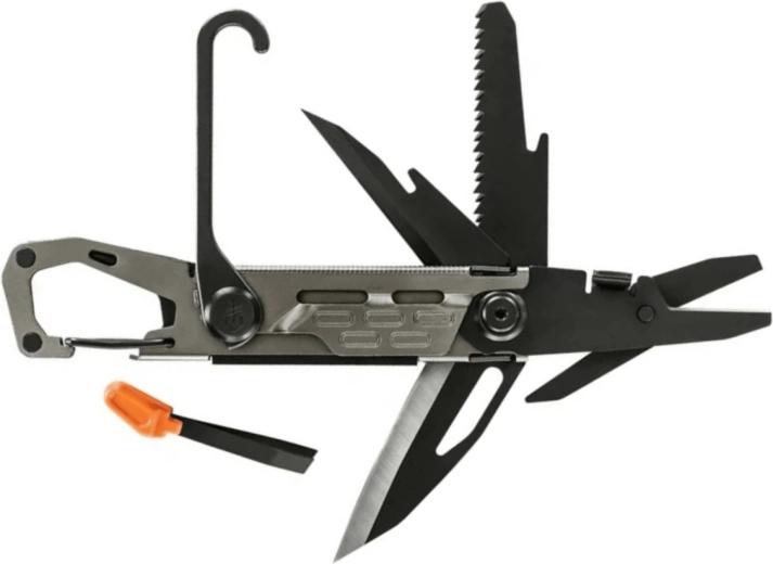 Gerber Stakeout grafit – camping-multiværktøj (11 funktioner)