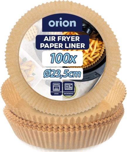 Papirindsatser til Orion airfryer 20 cm, 100 stk.