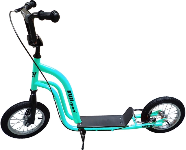 Kubisport børneløbehjul Mistral 12" turkis - 1 stk.