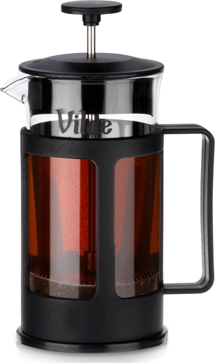 Glas-french press til kaffe og te 350 ml
