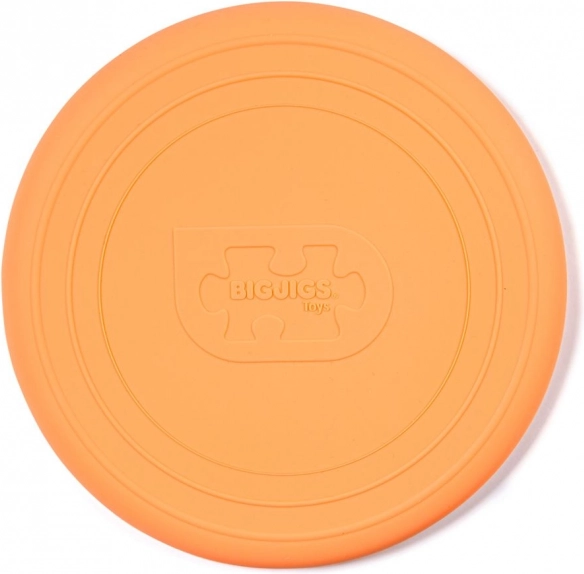 Silikone-frisbee aprikos BIGJIGS TOYS