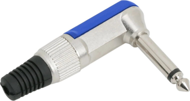 Jackstik 6,3 mm mono 90°