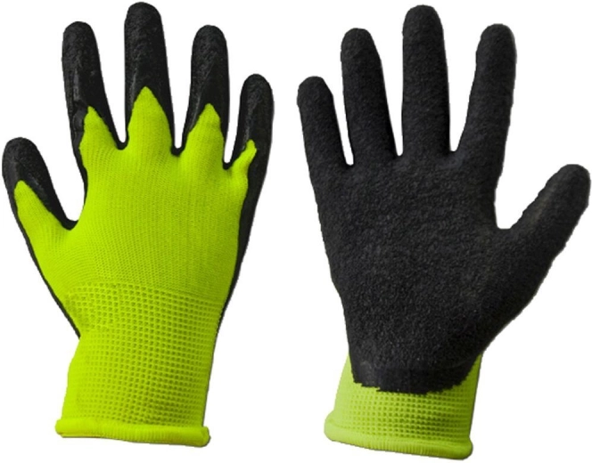 Beskyttende latexhandsker LEMON, polyester