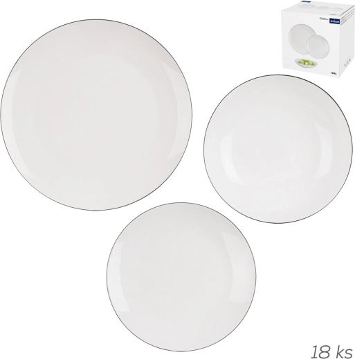 Spisestel Decora rundt 18 dele