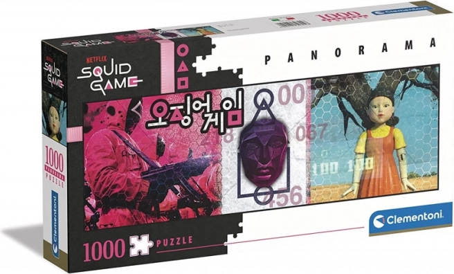 Panoramapuslespil CLEMENTONI Netflix Squid Game 1000 brikker
