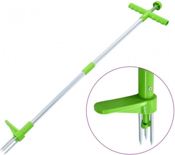 Ukrudtsfjerner med aluminiumskaft