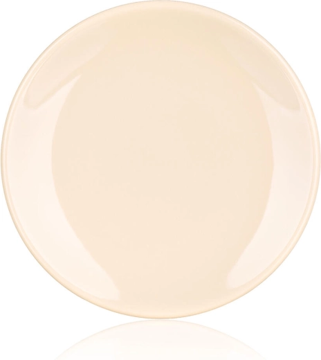 Desserttallerken AMANDE 20 cm beige keramisk
