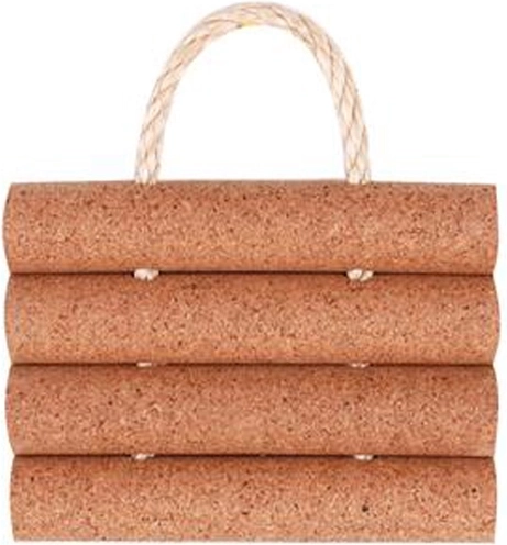 Korkunderlag formet som en tømmerflåde 18 × 17 × 3,3 cm