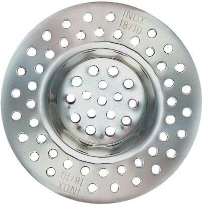 Rustfrit stållåg til opsamling af snavs til vask 6,8 cm (2 stk.)