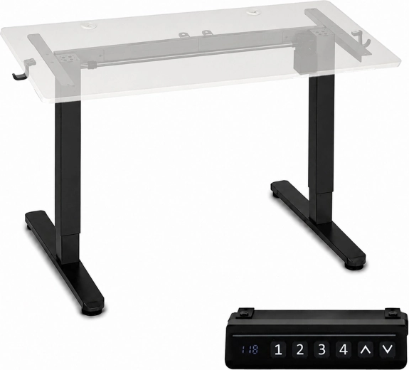 Elektrisk højdejusterbar bordramme ModernHome 72–118 cm hvid