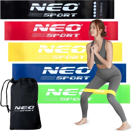 Sæt af modstandsbånd NEO SPORT NS-959 – 5 stk.