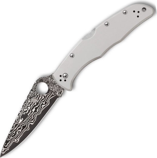 Spyderco Endura 4 titanium lommekniv med damaskus-klinge 9,7 cm