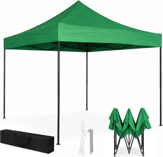 Automatisk havepartytelt 3 × 3 m, grøn, MultiGarden