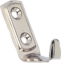 Lille møbelknage 25 × 40 mm, nikkel, sæt 20 stk.