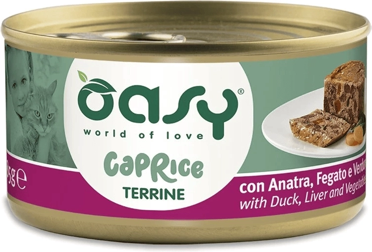 Oasy Caprice terrin med and og grøntsager 85 g