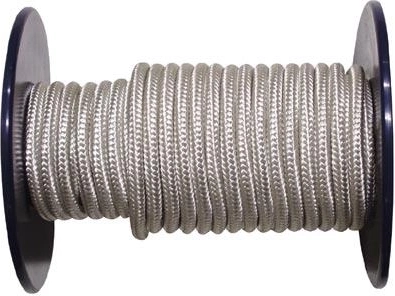 Polyamidereb med kerne 10 mm, hvid, 100 m