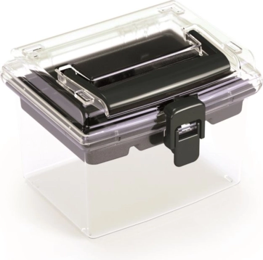 Plastisk organizer med låg PROSPERPLAST NUF HIGH, sort