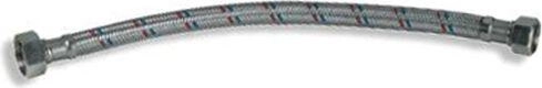 Rustfri tilslutningsslange M 3/4" x M 3/4", 80 cm