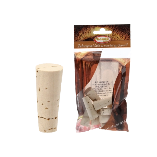 Sæt med miljøvenlige korkpropper 15 mm (10 stk.)