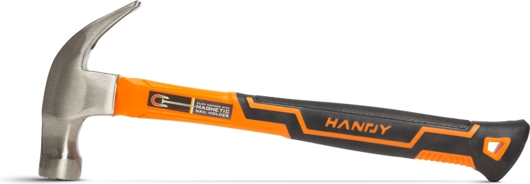 Tømrerhammer med magnetisk sømholder 270 g