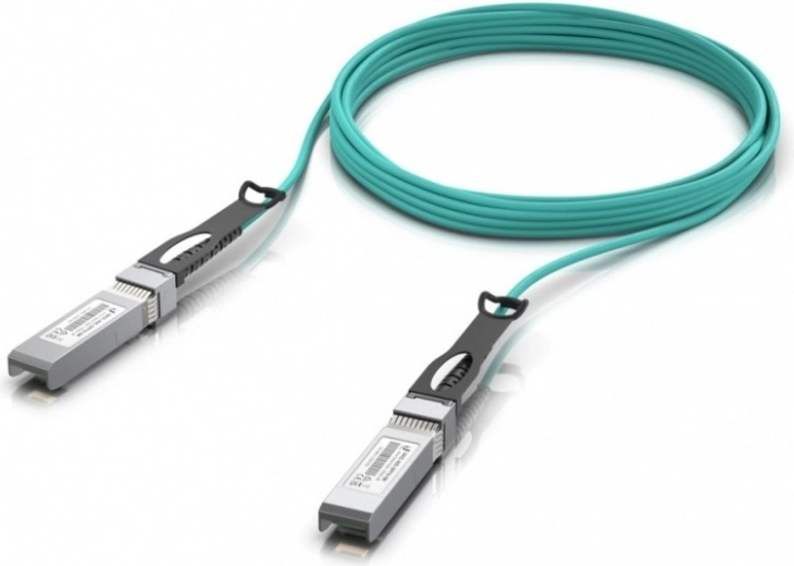 Optisk kabel SFP+ AOC 10 Gbps 5 m, aqua