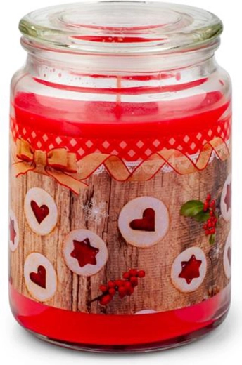 Duftlys i glas PROVENCE småkager 95 t